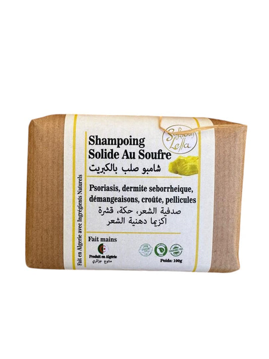 Shampoing solide anti psoriasis au soufre 100 grammes