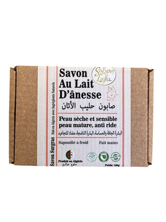 Savon au lait d'anesse pour peaux sèches et matures