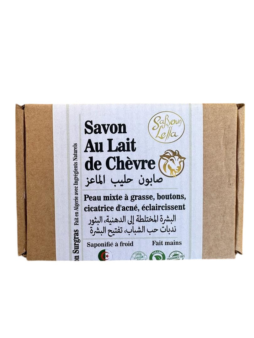 Savon saponifié à froid au Lait de Chèvre 100 grammes